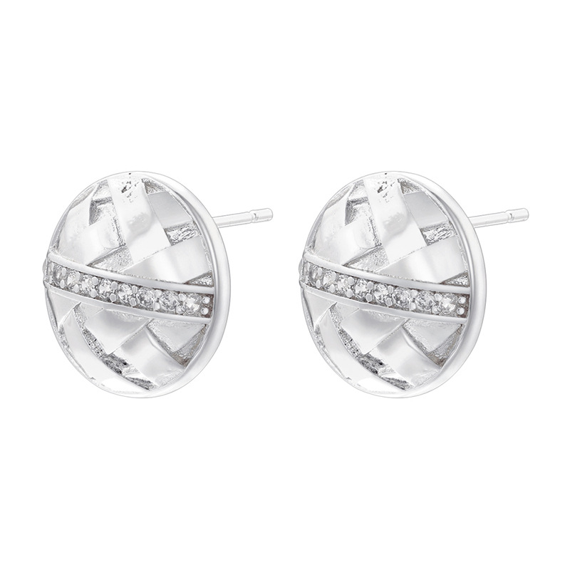 VE1413 White Gold 1 Pair