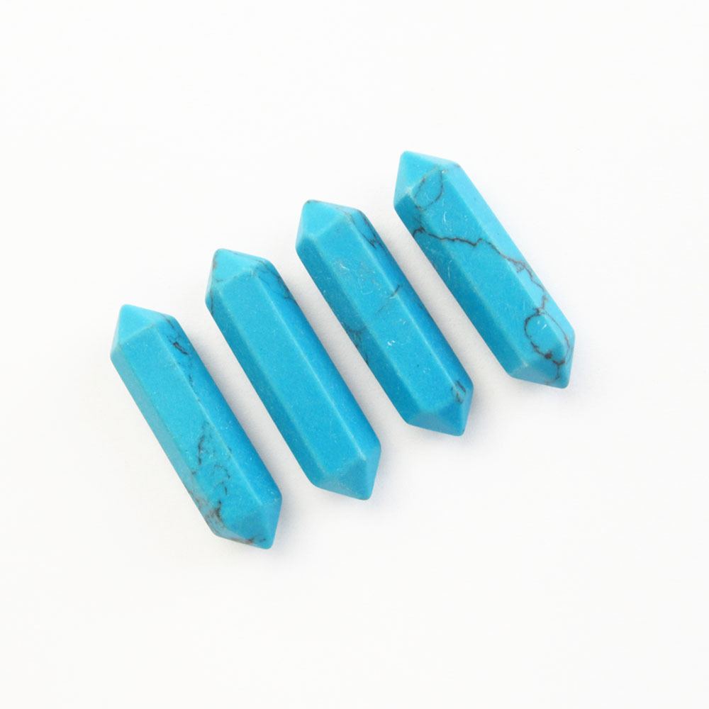 Blue turquoise (synthetic) (single)