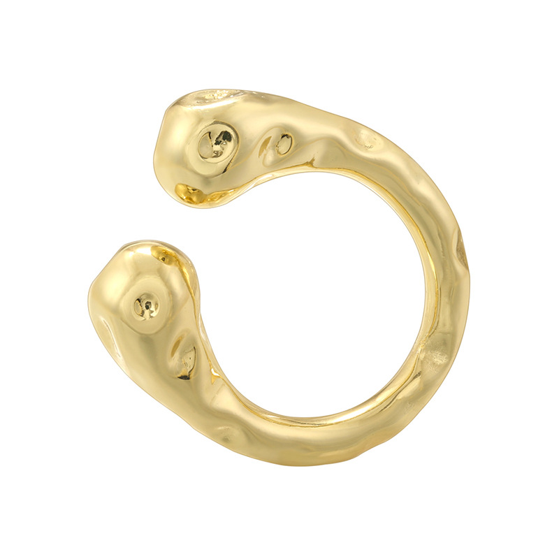 VJ619 gold ring:25x27mm