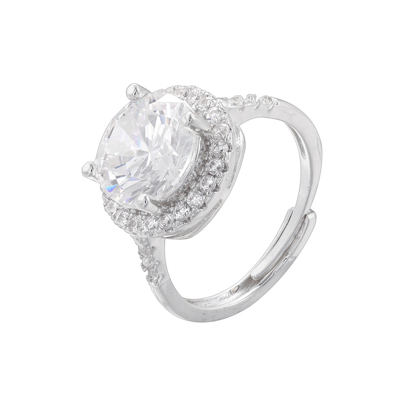 VJ658 White Gold Ring