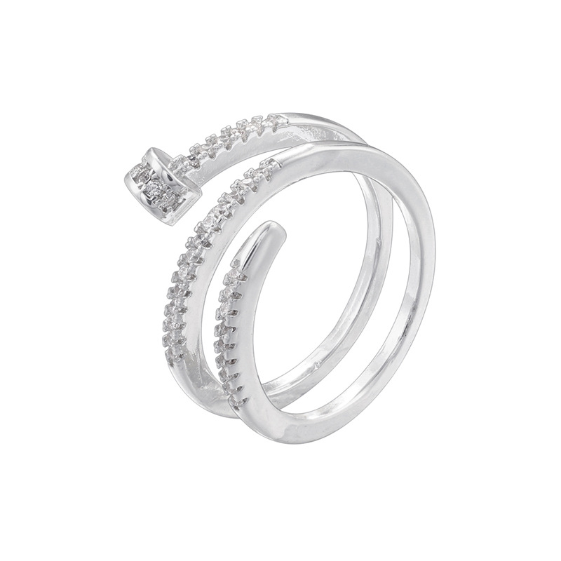 VJ659 White Gold Ring