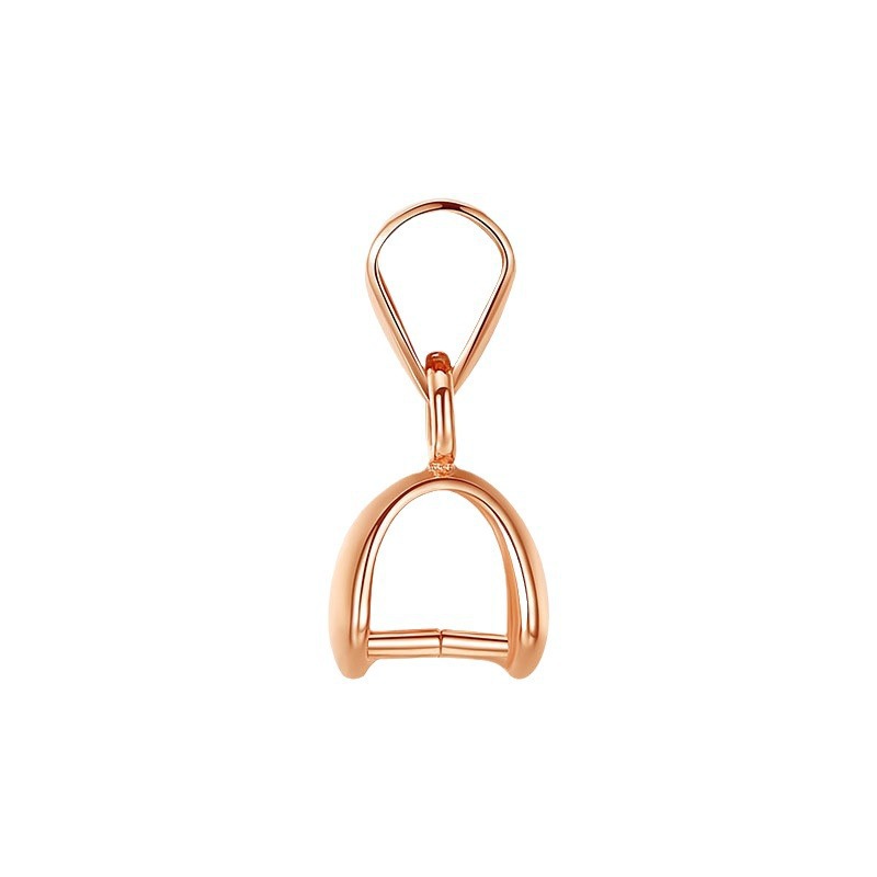 Rose gold-double pin clip