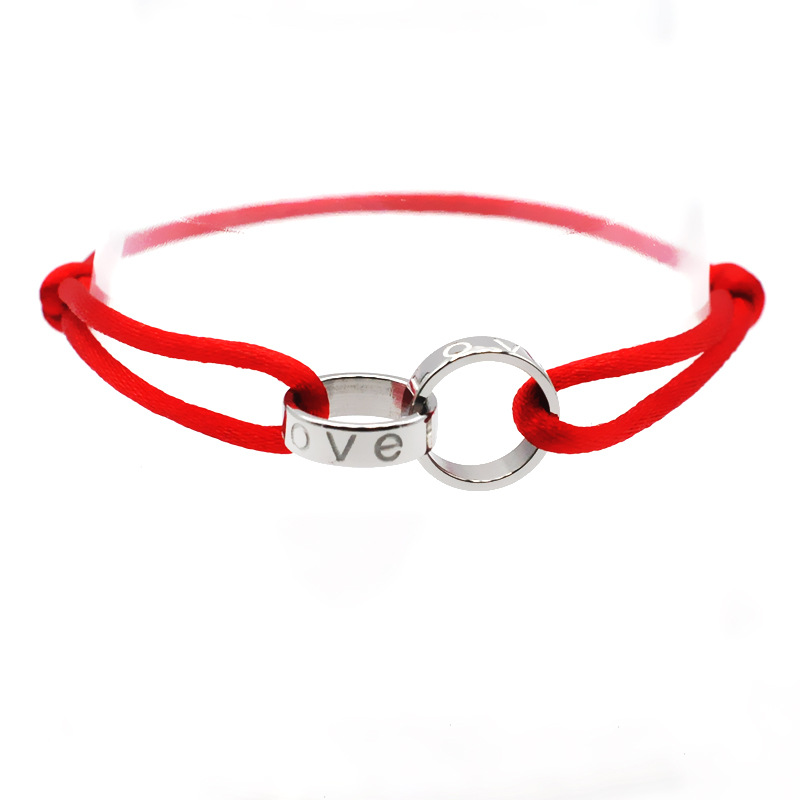 Red rope steel color accessories