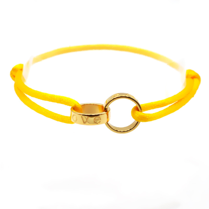 Yellow rope gold accessories