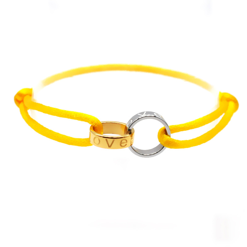 Yellow rope two-color accessories