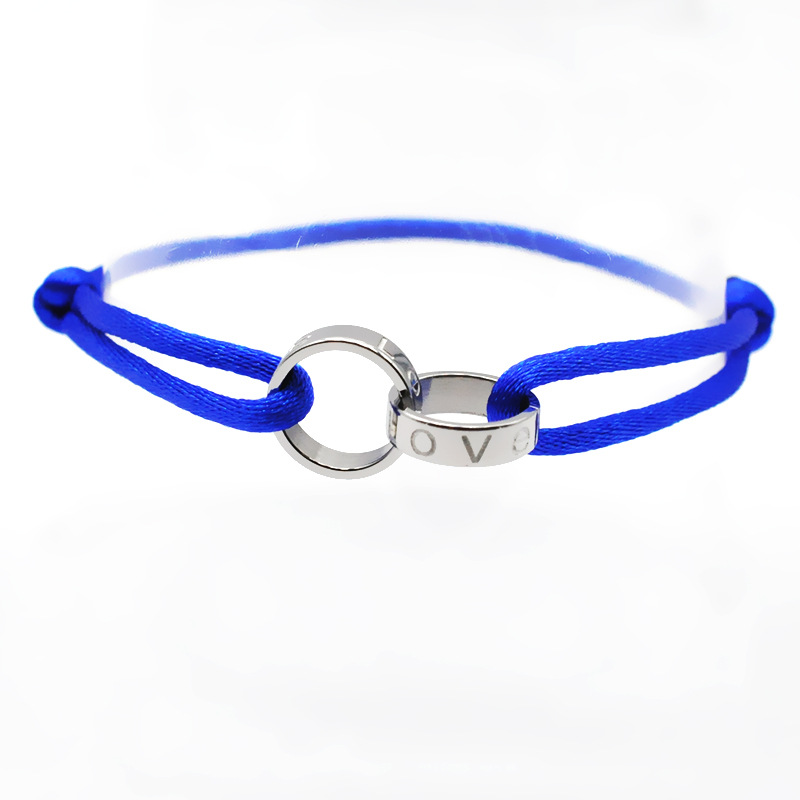 Sapphire blue rope steel color accessories