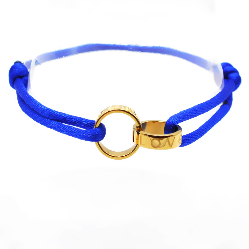 Sapphire blue rope gold accessories