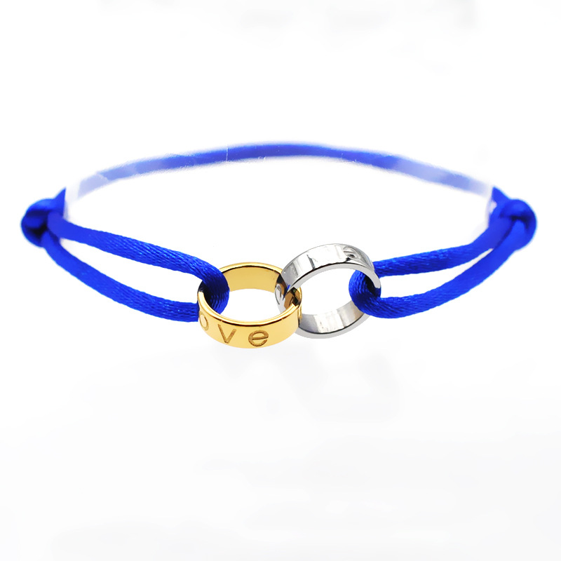 Sapphire blue rope two-color accessories