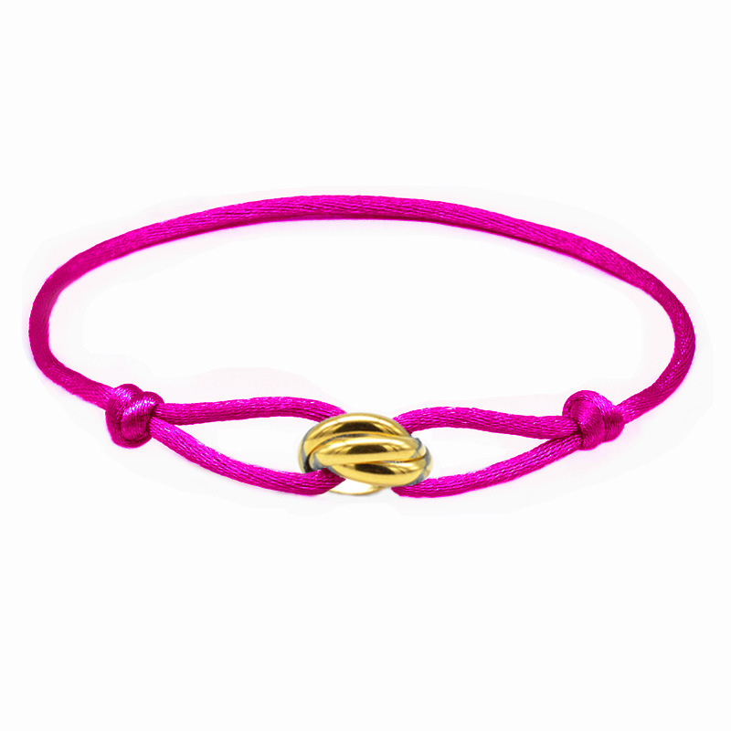 Plum Red Rope Gold Accessories