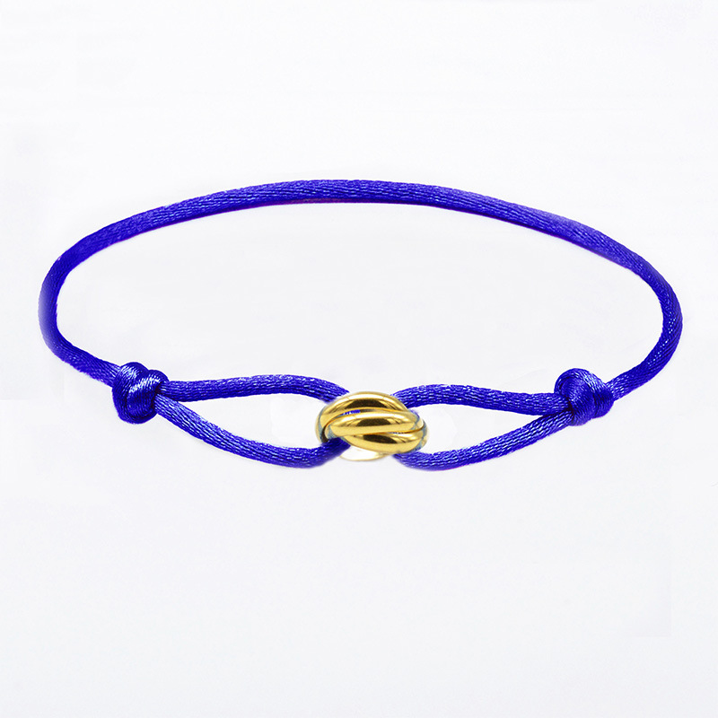 sapphire blue rope gold accessories