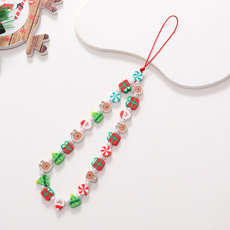 K1436 Christmas accessories mobile phone chain