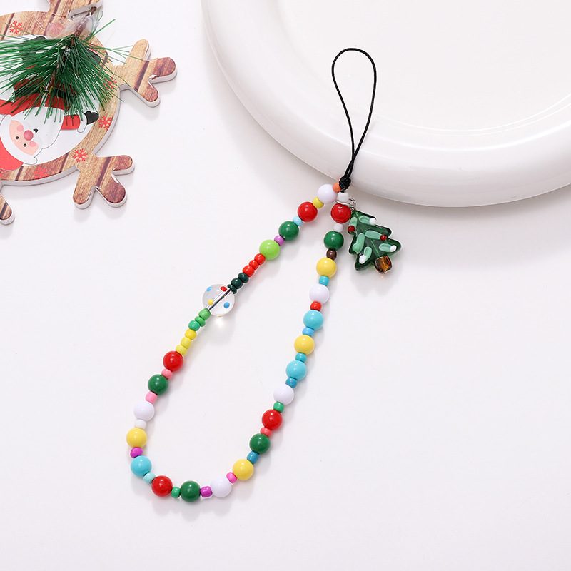 K1442 glass beads Christmas tree