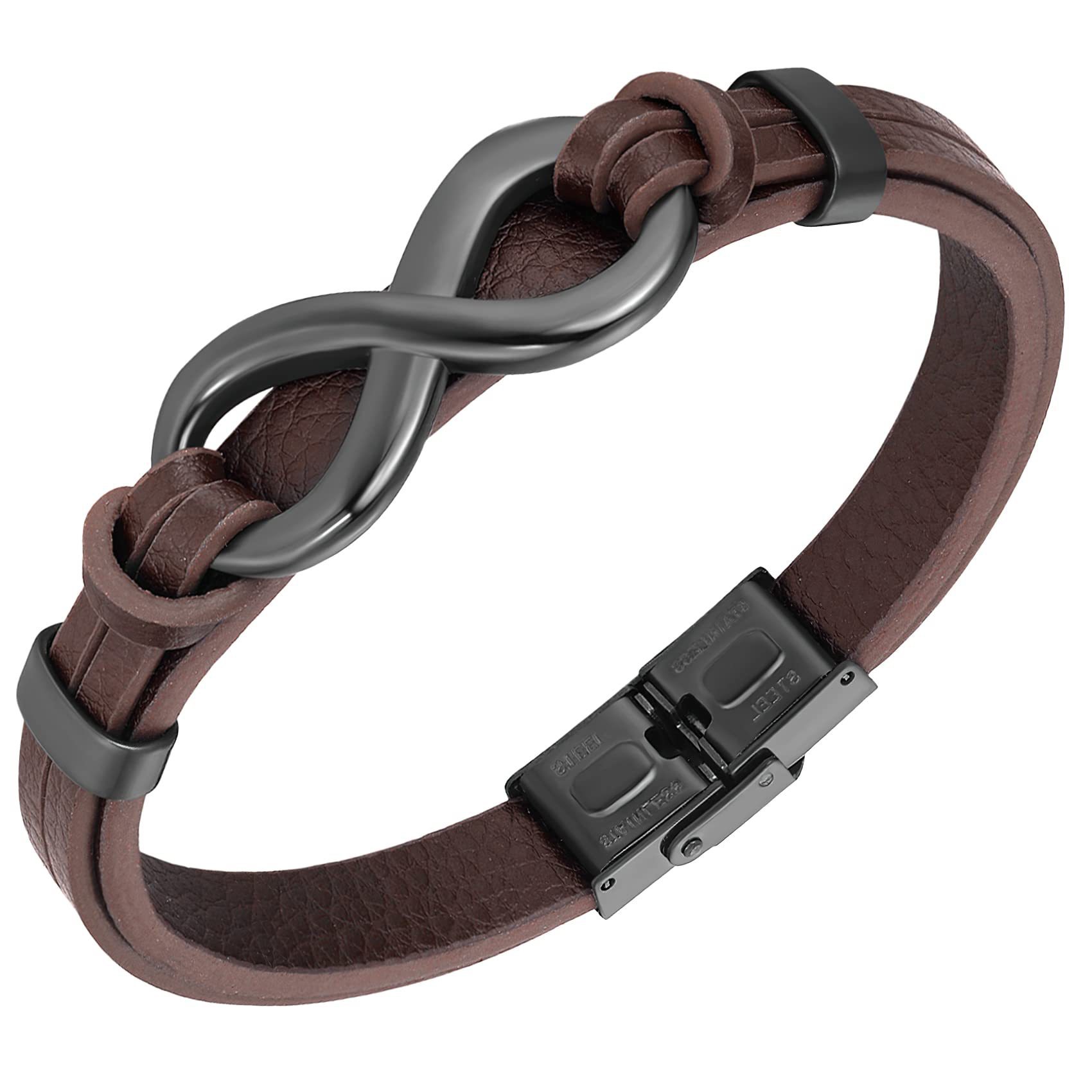 Brown infinite bracelet