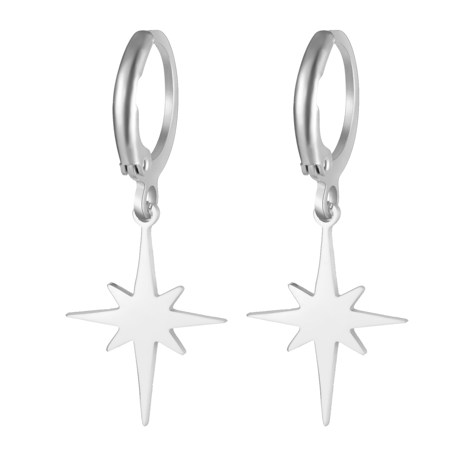 Six-pointed star light-steel color