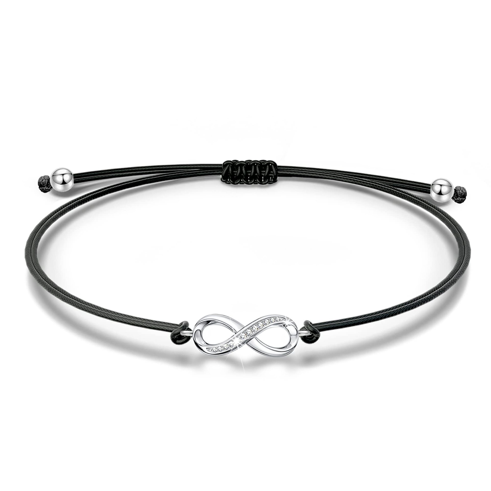 Black Infinity Symbol Hand Rope