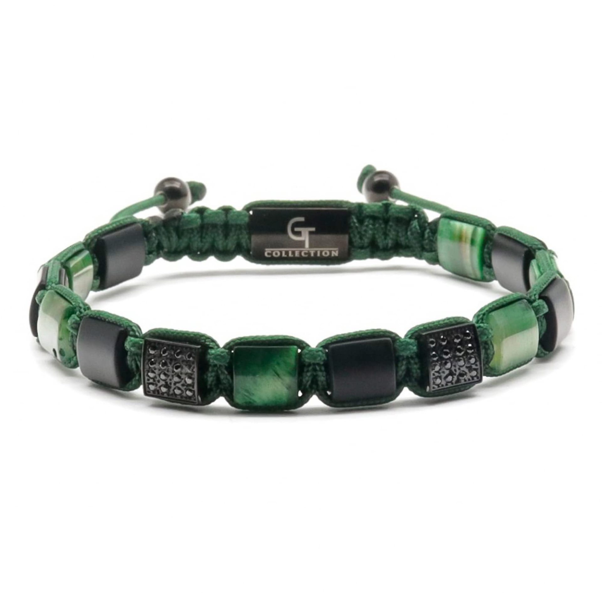 Green tiger eye bracelet