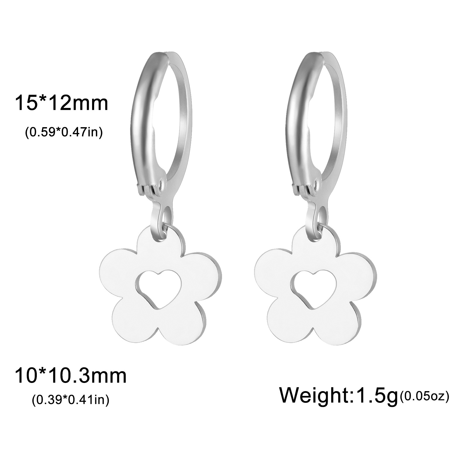 Love flower-steel color