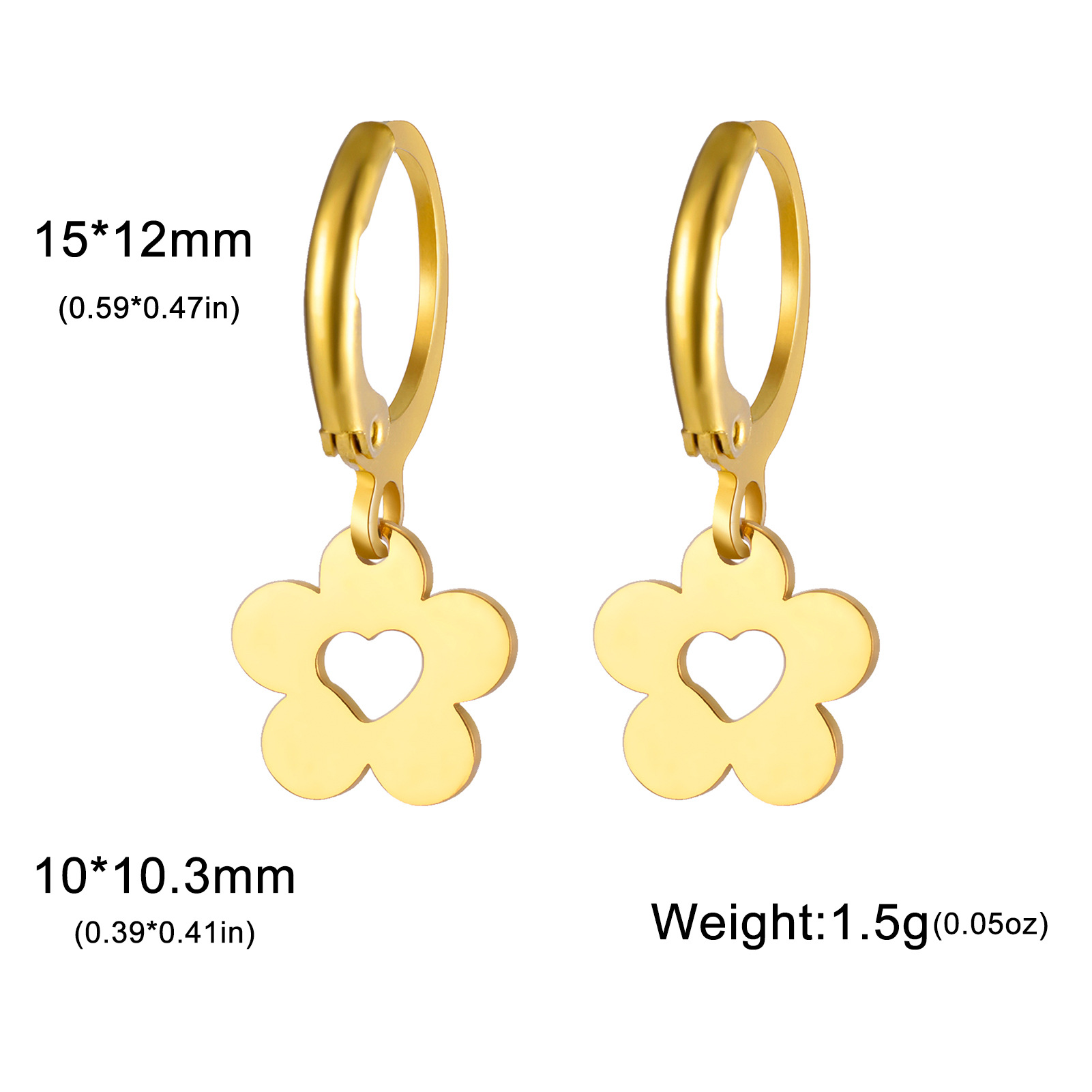 Love flower-gold