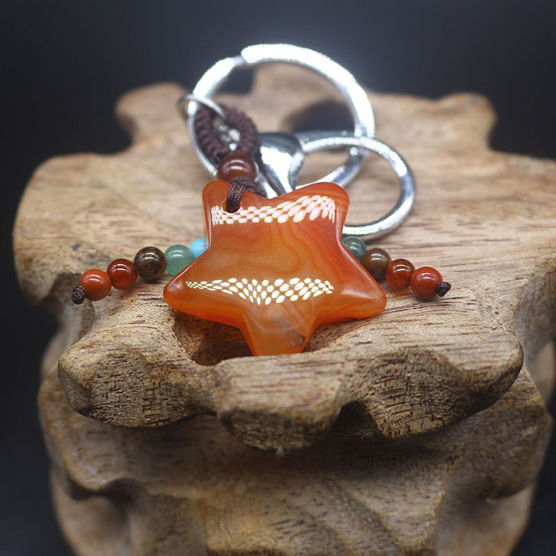 Red agate [five-pointed star]]