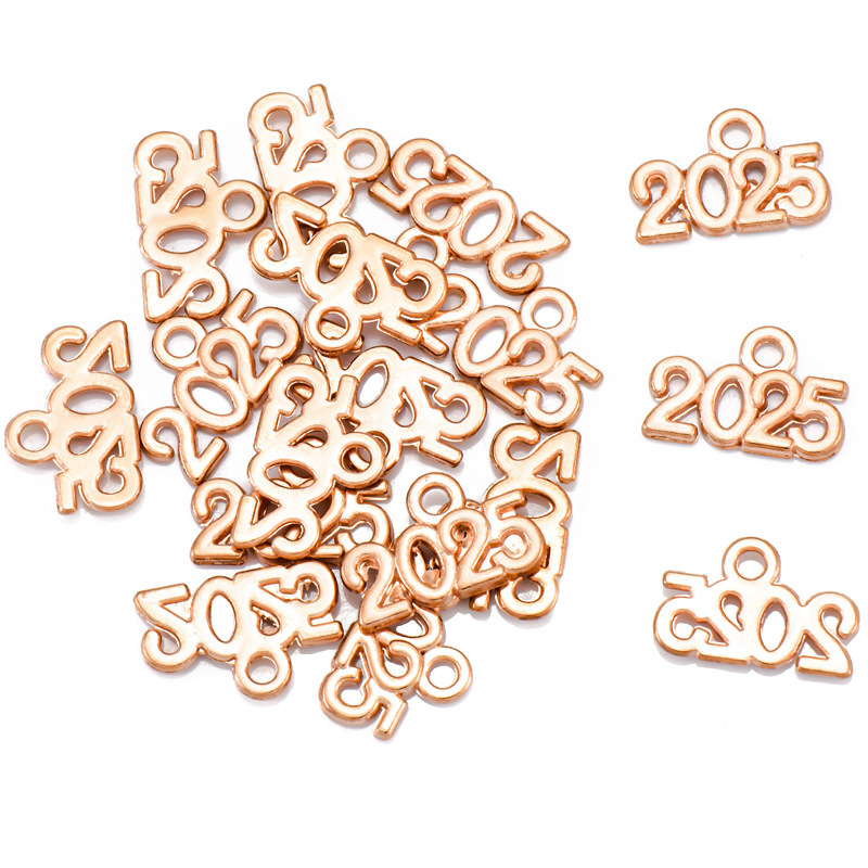 2025 rose gold/14*9mm/0.5g