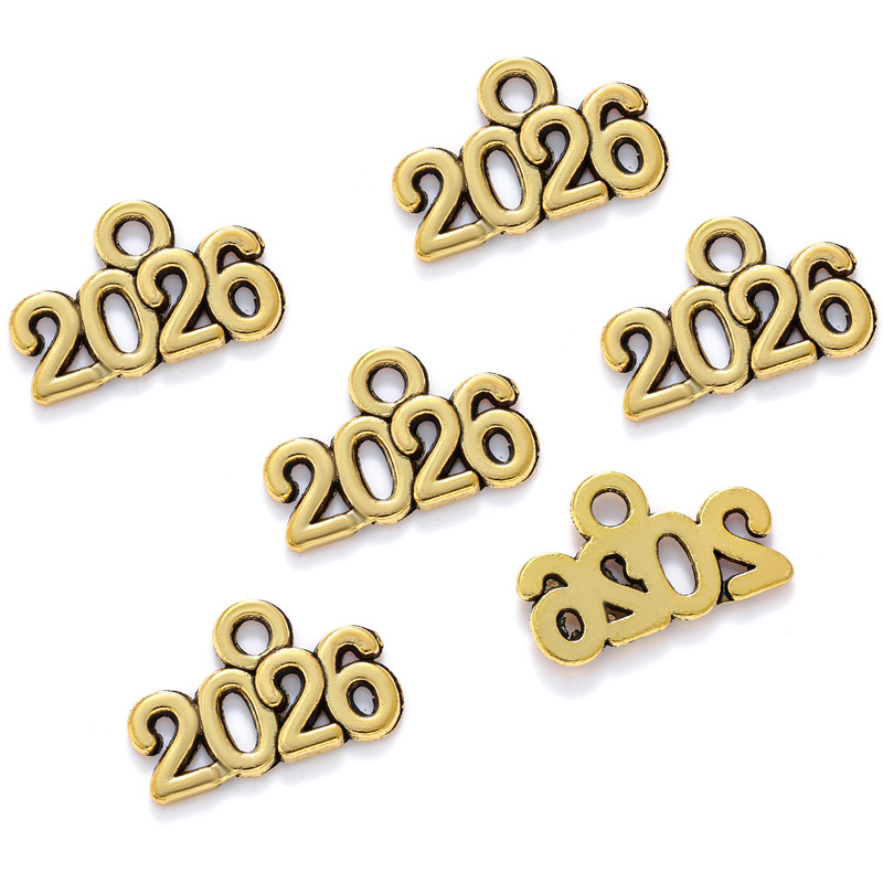 2026 antique gold/14*9mm/0.5g