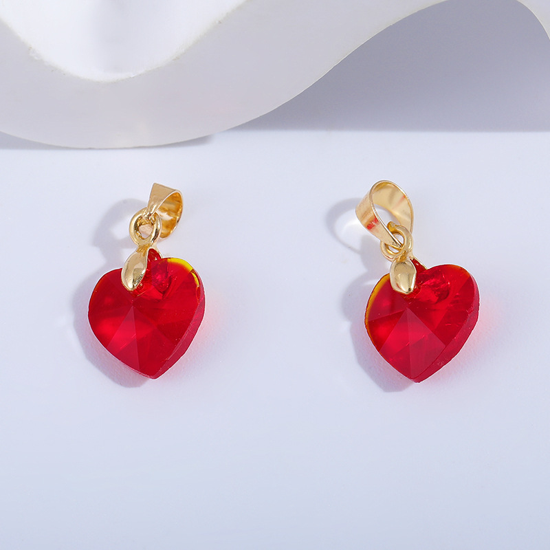 18K real gold-big red