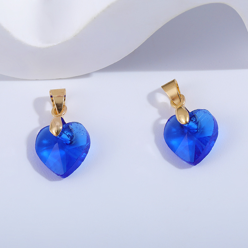 18K real gold-sapphire blue