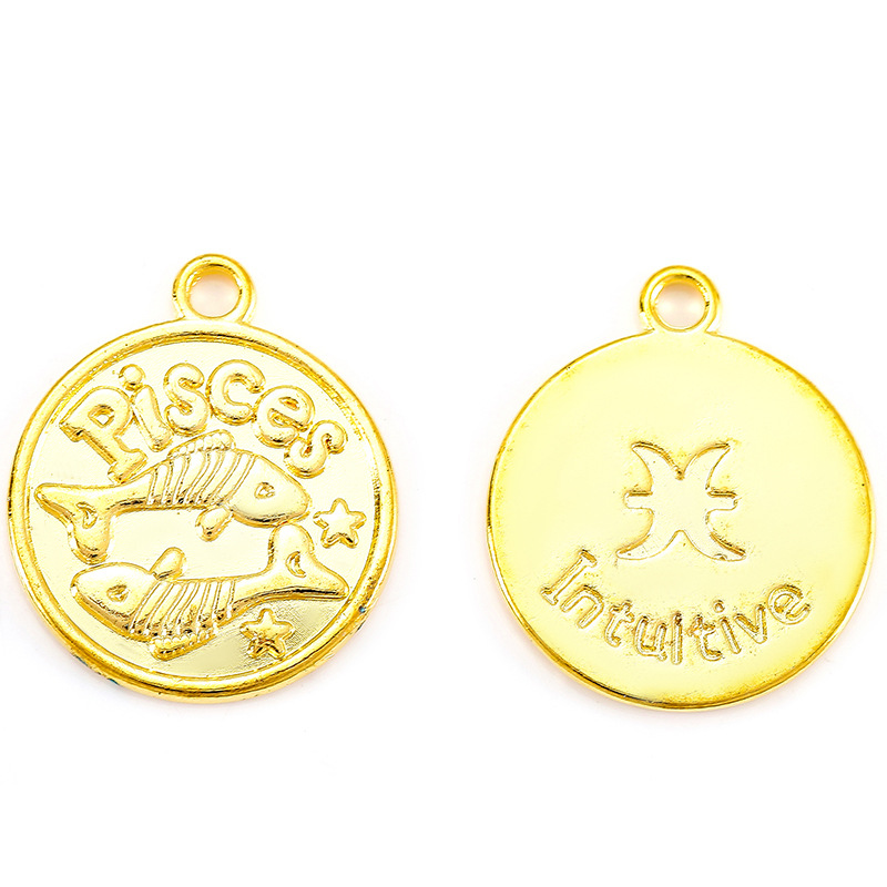 Pisces gold/20*17mm/2g