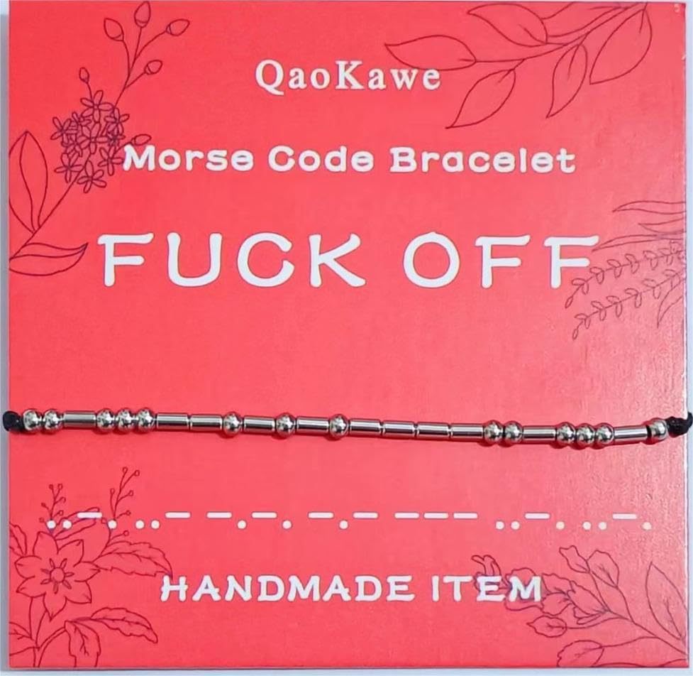 Fuck off bracelet