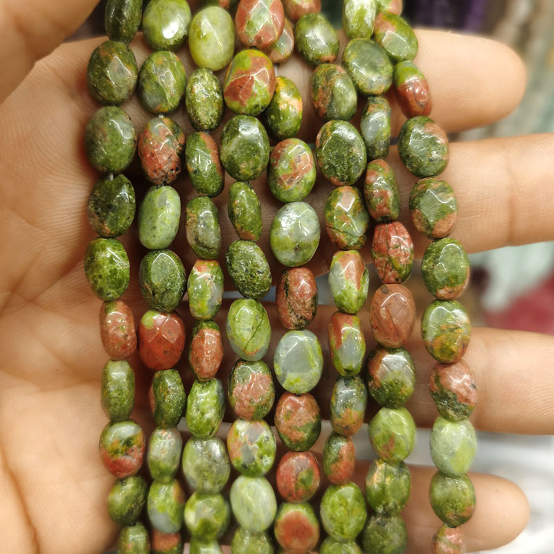 Flower green stone