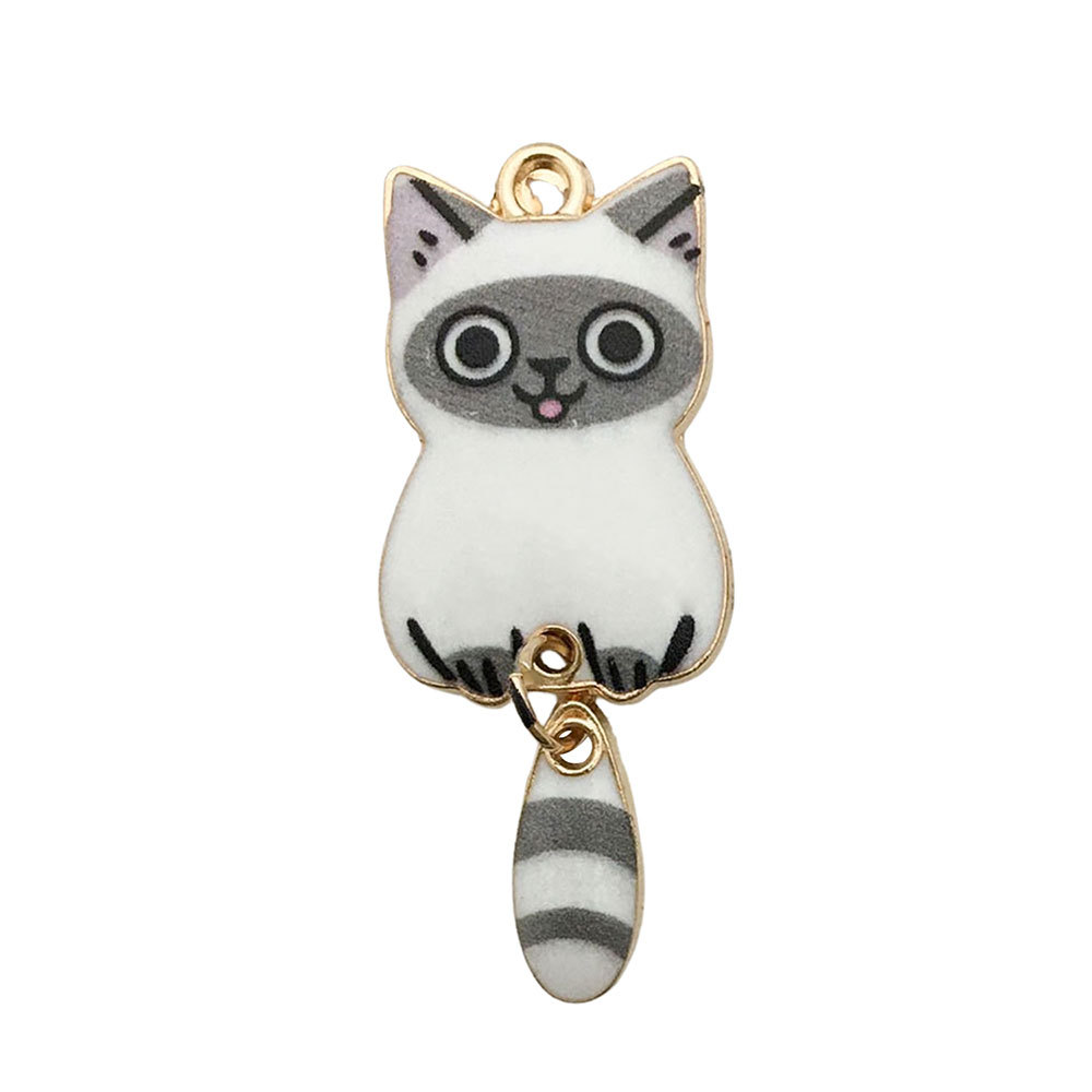 1 Siamese Cat with Tail 15x40mm-2g-18680