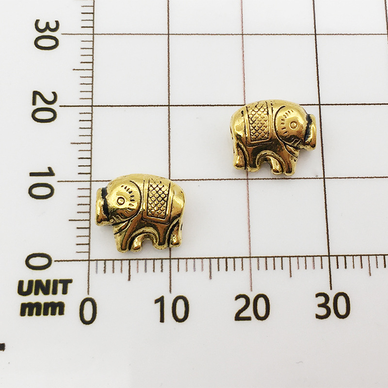 10136-antique golden elephant-9x11-1.5mm