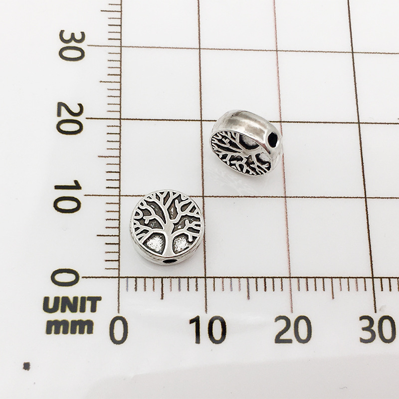 10140-antique silver tree-8-1.5mm