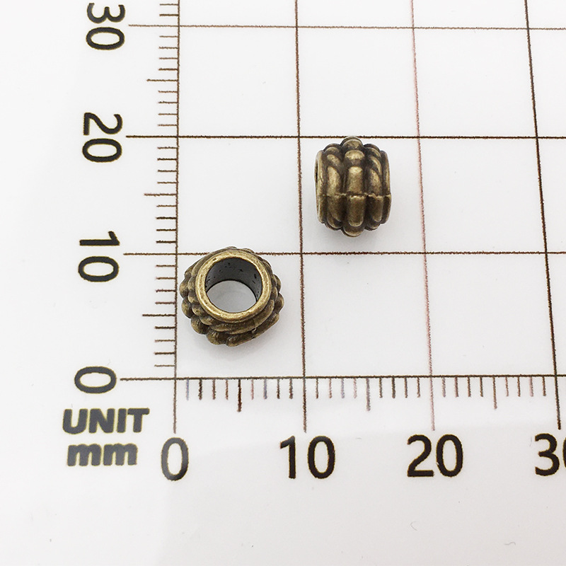 10144-antique  bronze big hole-5x7mm