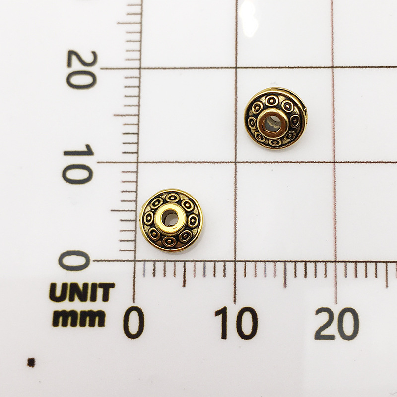 10151-antique gold UFO-6-1.5mm