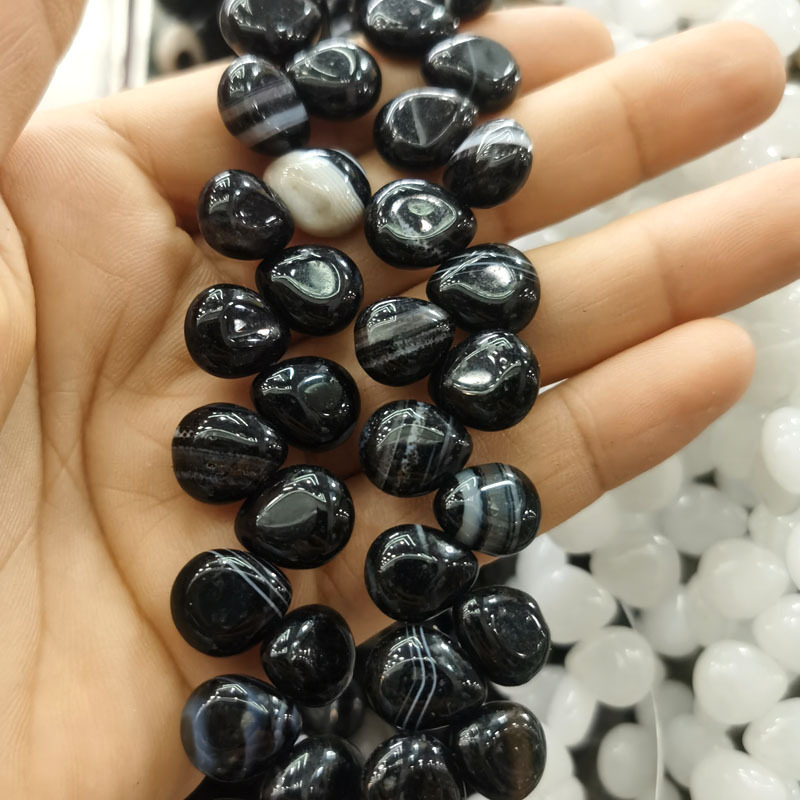 Striped black onyx