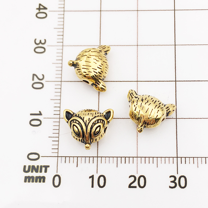 10130-antique Fox Head-10x12-1.5mm