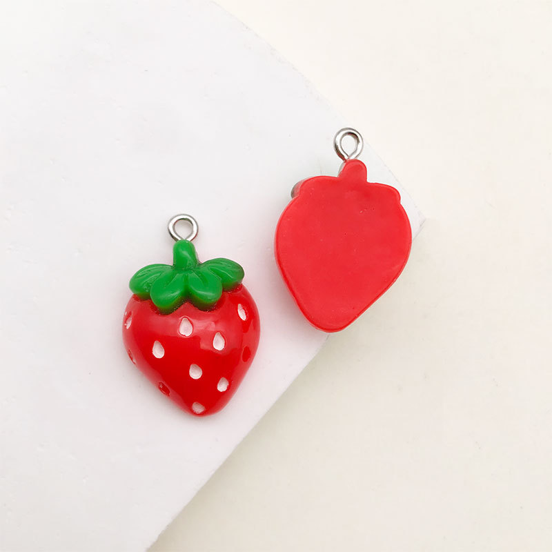 1 red strawberry 16x25mm-17064