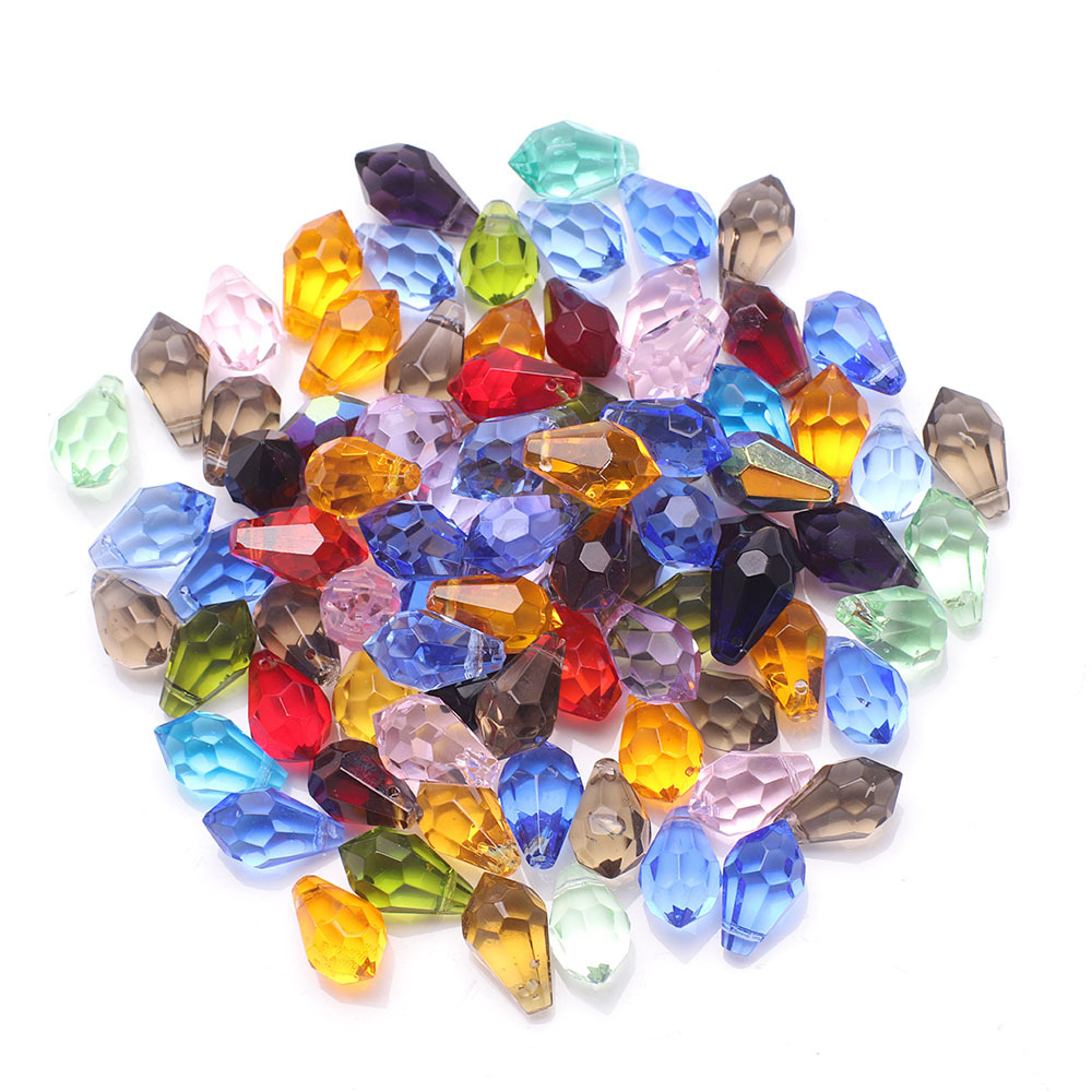 9X15 pointed water drops 30 PCs/36g