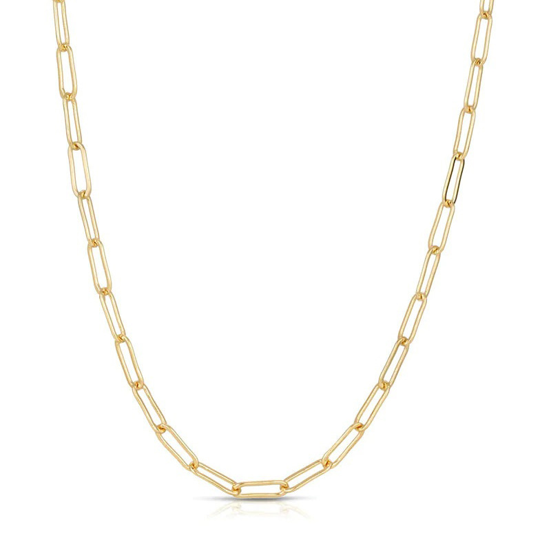 Round chain 40 5cm gold -3mm