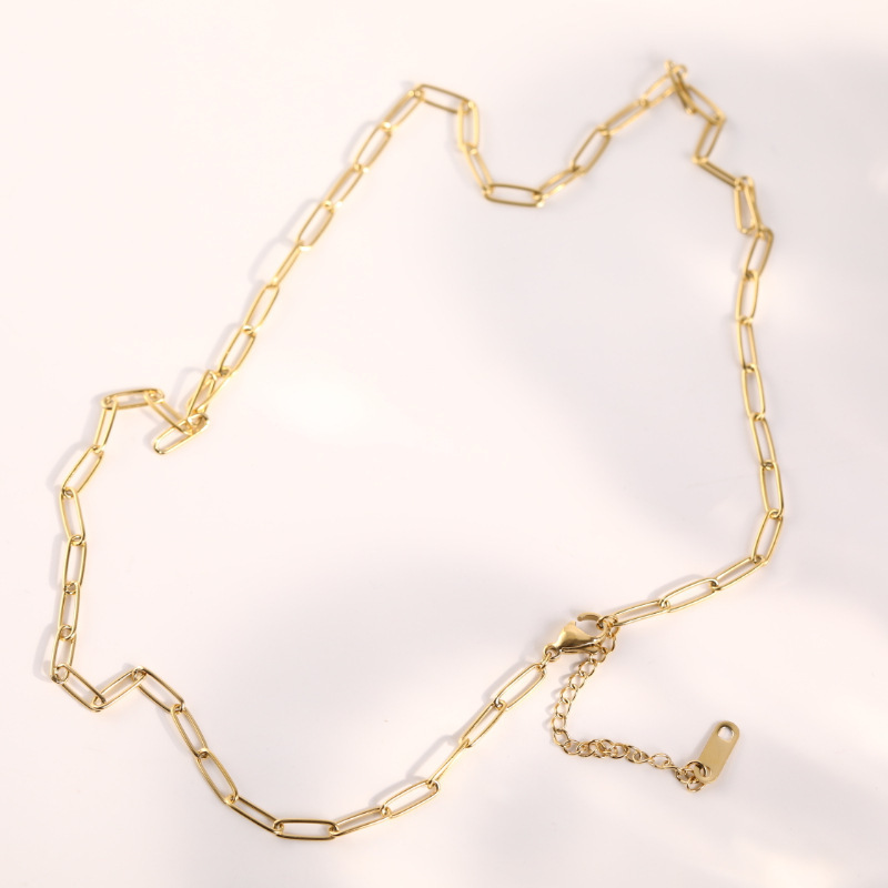 3mm paper clip chain 40 5cm