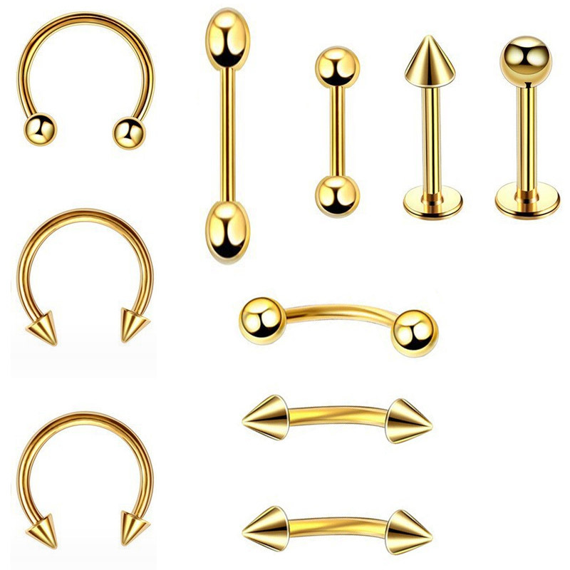 Golden ten-piece set