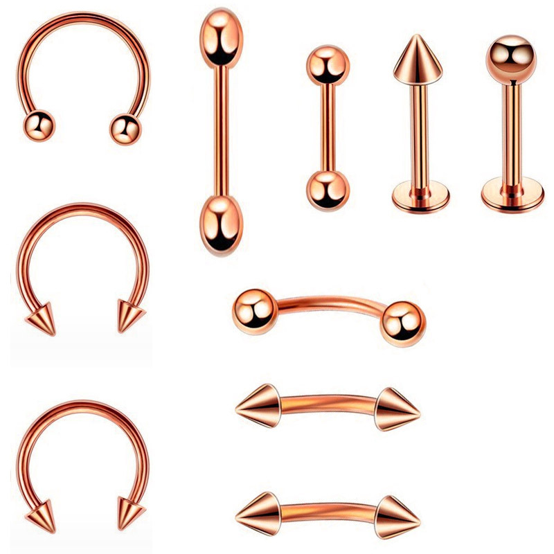 Rose gold ten-piece set