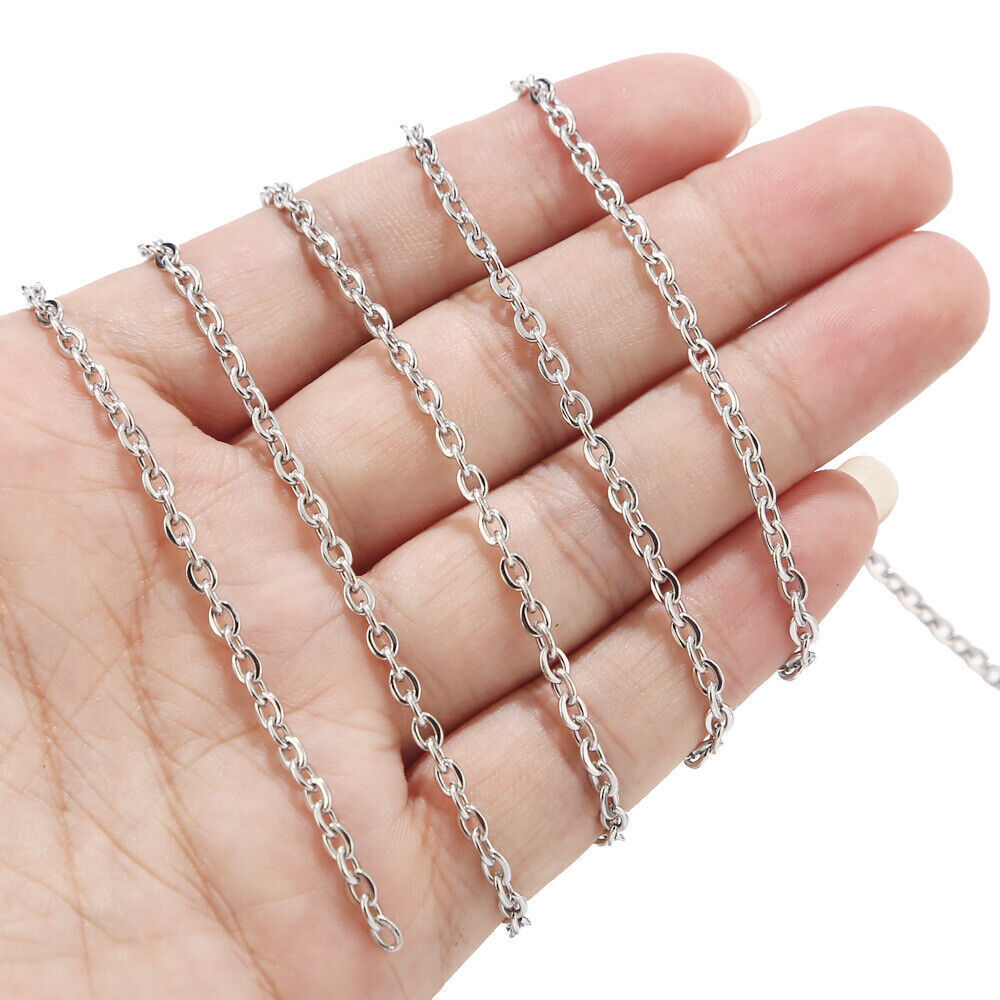 Steel 08 flat cross chain 3mm