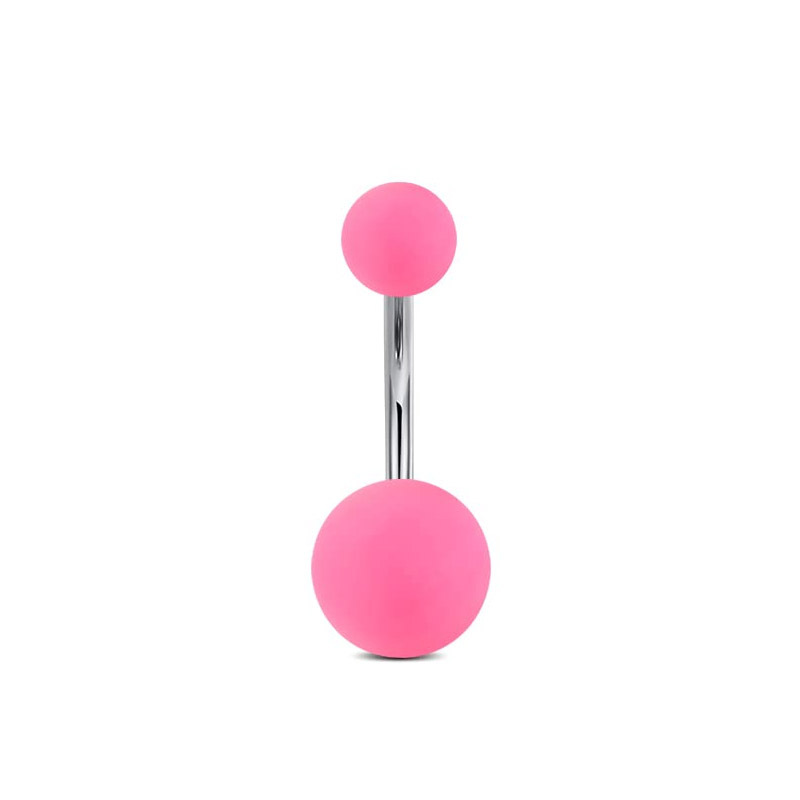 Rubber navel nail