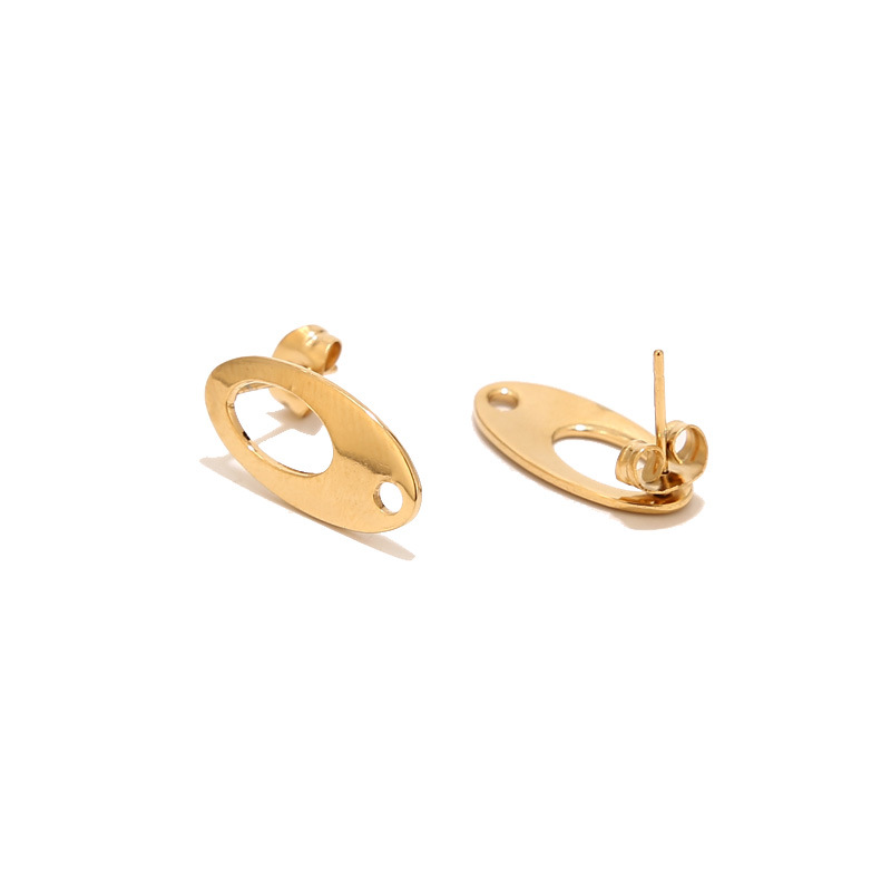 Golden Stud Earrings