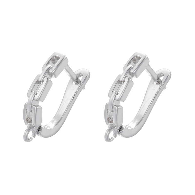 VE876 White Gold 1 Pair