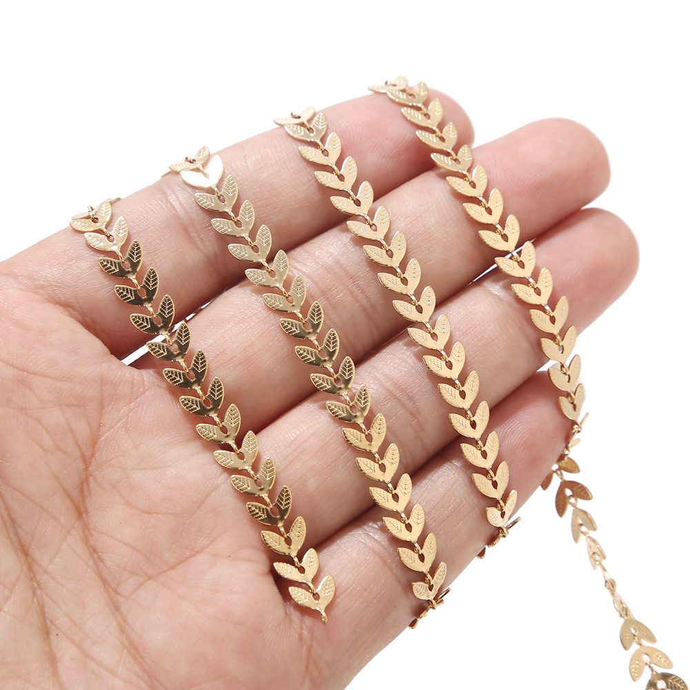 golden leaf chain