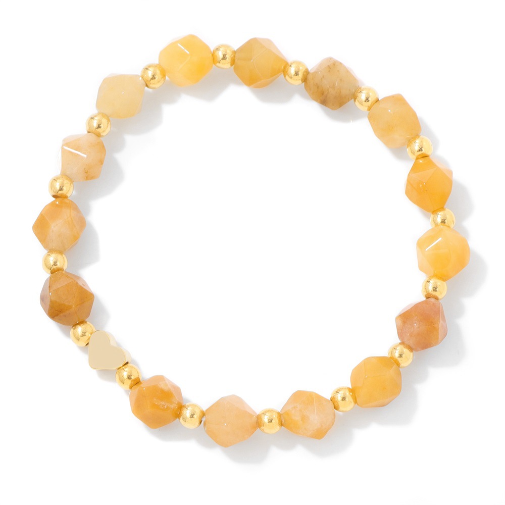 Yellow aventurine section