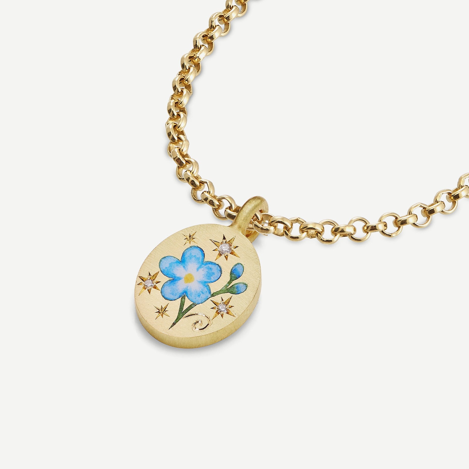 Forget-me-not-necklace